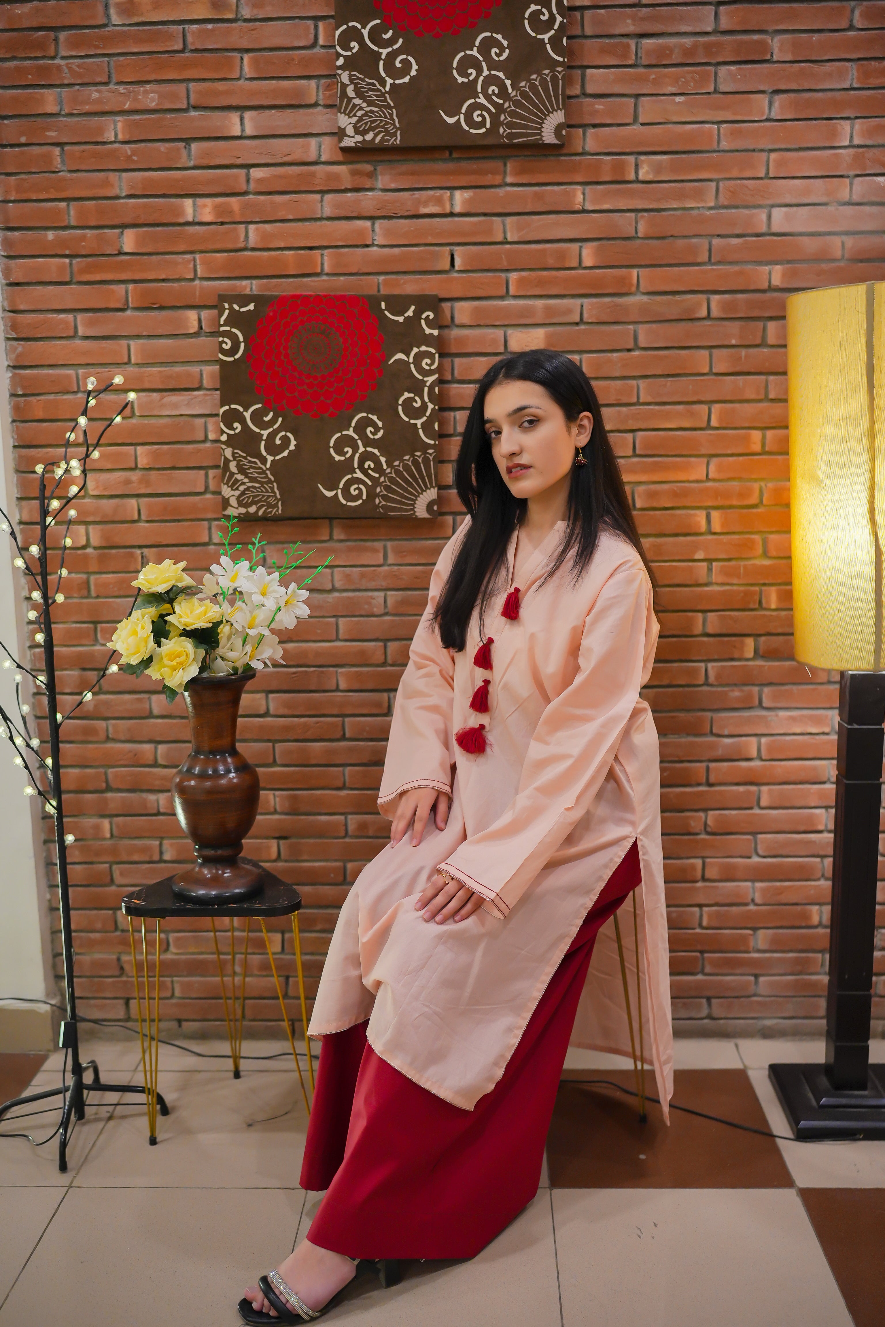 LAWN STITCHED 2 PCS